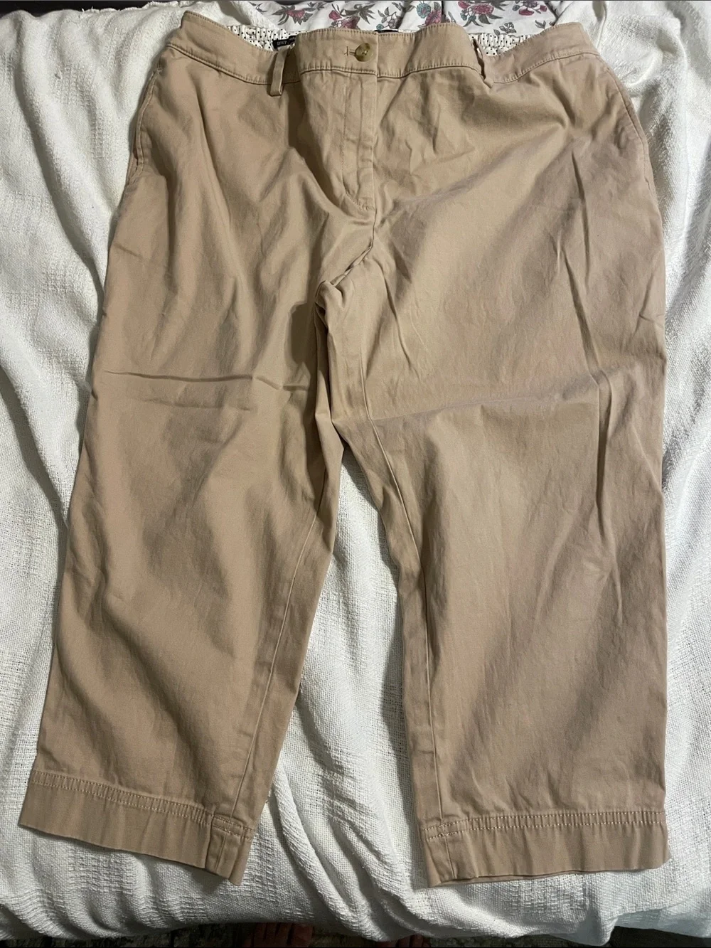 Talbots Beige Capris - Picture 1 of 5